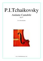 Noten Andante Cantabile, Op.11