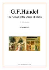Noten Arrival of the Queen of Sheba