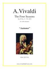 Noten Concerto "Autumn" (neue Ausgabe)