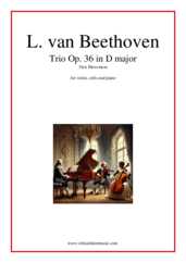 Noten Trio Op. 36 in D major (komplett)