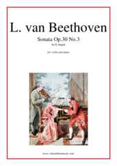 Noten Sonata Op.30 No.3