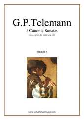 Noten Canonic Sonatas, book I