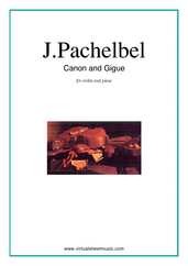 Noten Canon in D & Gigue