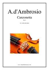 Noten Canzonetta Op. 6