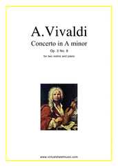 Noten Concerto in A minor Op.3 No.8