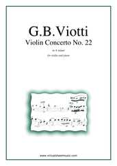 Noten: Concerto in A minor No.22 Noten Concerto in A minor No.22