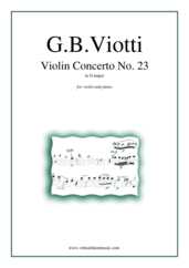 Noten Concerto in G major No.23
