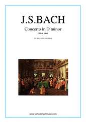 Noten Concerto in D minor BWV 1060
