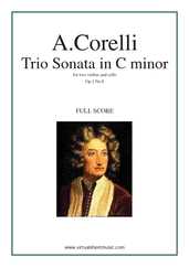 Noten Trio Sonata in C major Op.1 No.8 (Partitur)