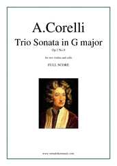 Noten Trio Sonata in G major Op.1 No.9 (komplett)