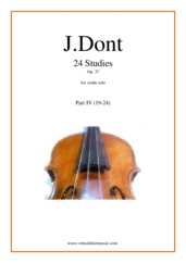 Noten Studies, 24 Op.37 (Preparatory Exercises) - Part IV
