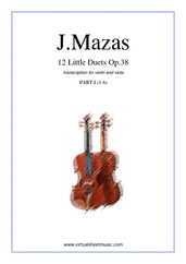 Noten Little Duets Op.38, 12 - Komplett