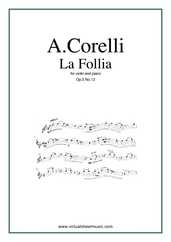 Noten Sonata Op.5 No.12 "La Follia"