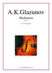 Noten Meditation Op. 32