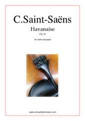 Noten Havanaise Op.83