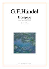 Noten Hornpipe from Water Music