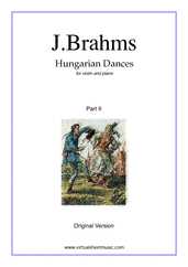 Noten Hungarian Dances (original version, part II)