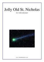 Noten Jolly Old St. Nicholas