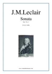 Noten Sonata Op.3 No.2 (Duo)