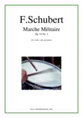 Noten Marche Militaire Op.51 No.1