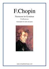 Noten Nocturne in C sharp minor (Posth.)