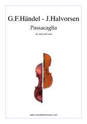 Noten Passacaglia on a theme by G.F.Handel