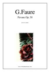 Noten Pavane Op.50