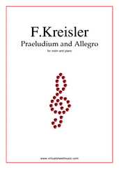 Noten Praeludium and Allegro, in the style of G.Pugnani