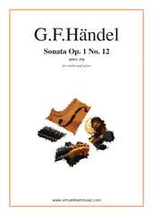 Noten Sonata Op.1 No.12