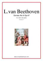 Noten Sonata Op.47 No.9 "Kreutzer"