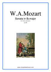 Noten Sonata in Bb major K378