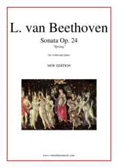Noten Sonata Op.24 No.5 "Spring" (neue Ausgabe)