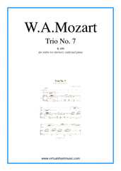 Noten Trio No.7 K498