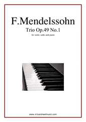 Noten Trio Op.49 No.1