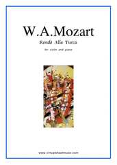 Noten Rondo "Alla Turca" - Turkish March