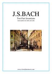 Noten Two Part Inventions