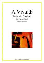 Noten Sonata in G minor Op.2 No.1