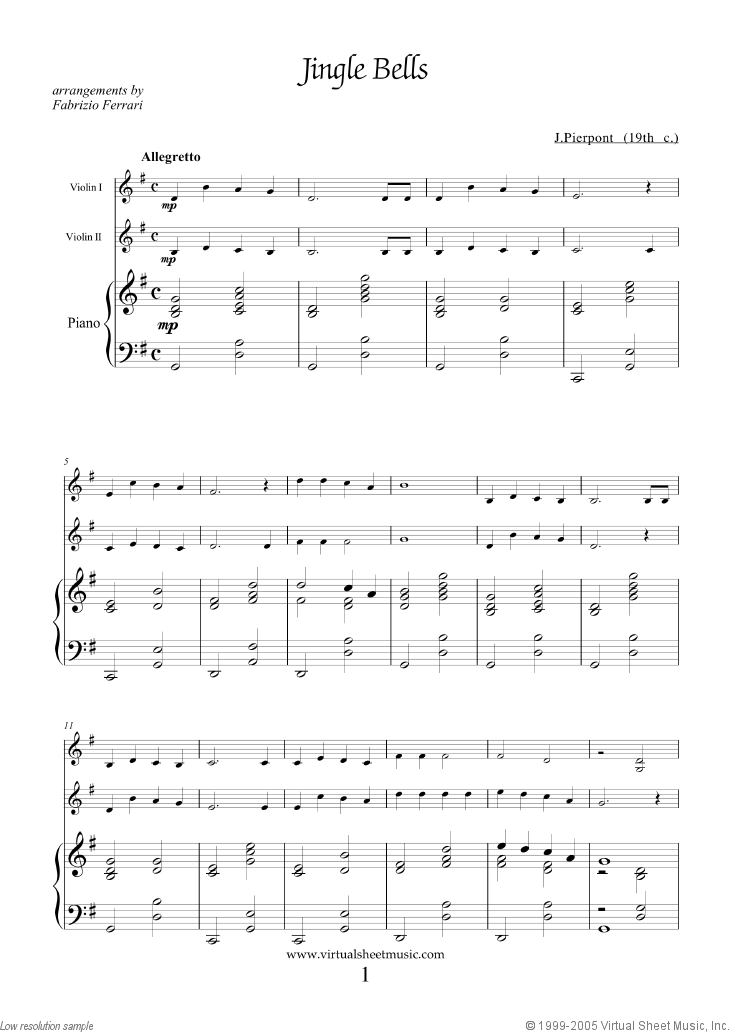 Noten Weihnachtslieder / Noten für Weihnachten