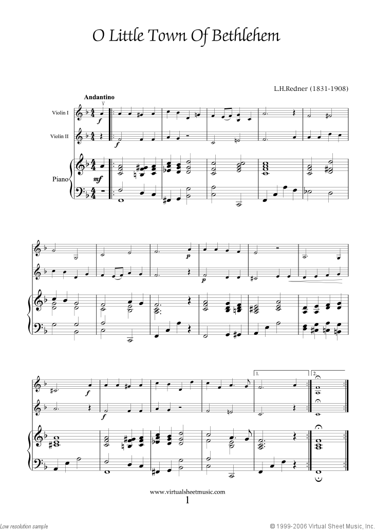 Noten Weihnachtslieder / Noten für Weihnachten