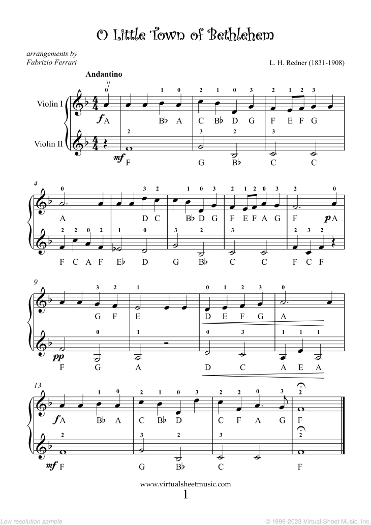 Noten Weihnachtslieder / Noten für Weihnachten