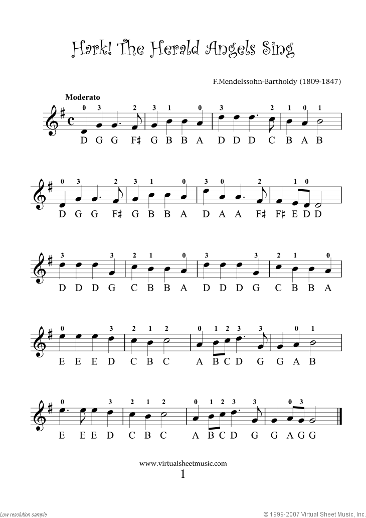 Noten Weihnachtslieder / Noten für Weihnachten