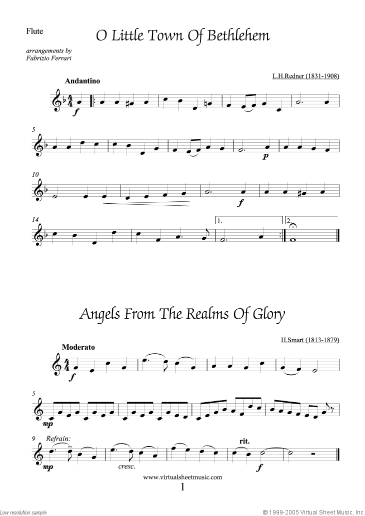 Noten Weihnachtslieder / Noten für Weihnachten