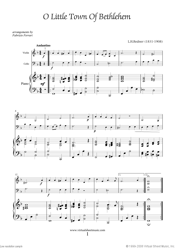 Noten Weihnachtslieder / Noten für Weihnachten