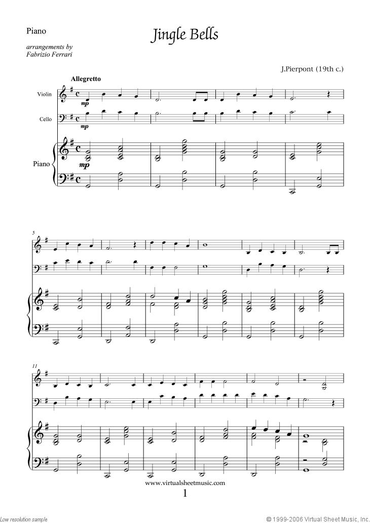 Noten Weihnachtslieder / Noten für Weihnachten