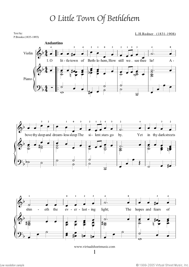 Noten Weihnachtslieder / Noten für Weihnachten