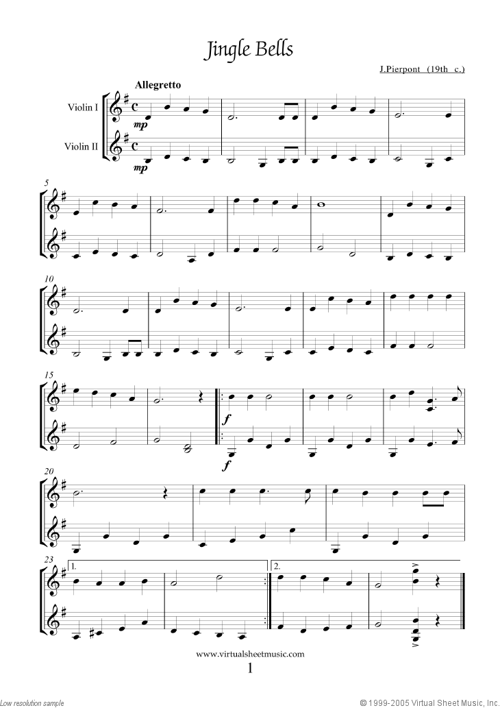 Noten Weihnachtslieder / Noten für Weihnachten