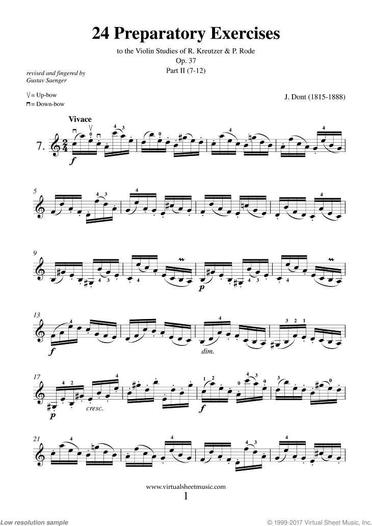 Noten Studies, 24 Op.37 (Preparatory Exercises) - Part II