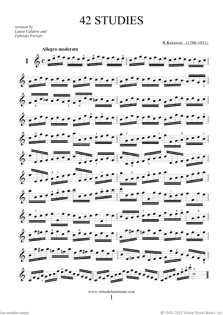 Noten Studies (1-42) - Komplett