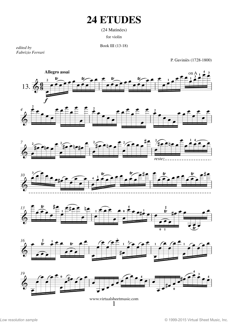 Noten Etudes, 24 - Book III