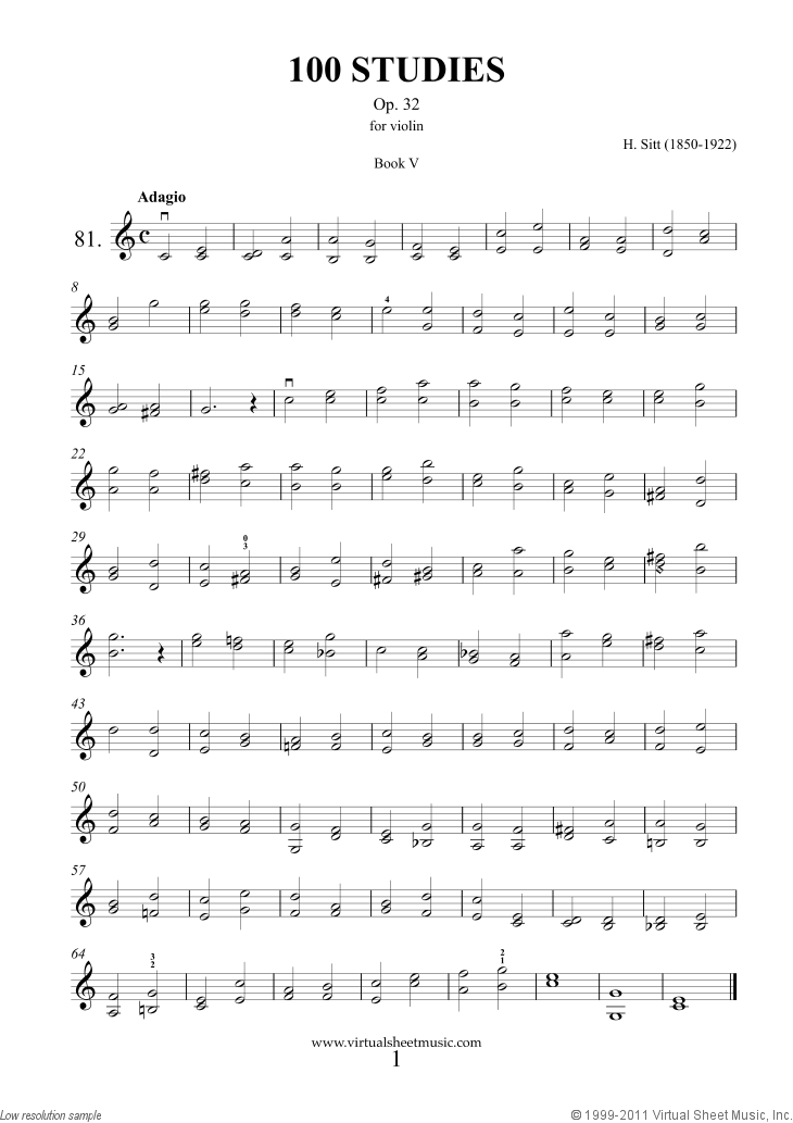 Noten Studies, 100 Op.32 - Book V